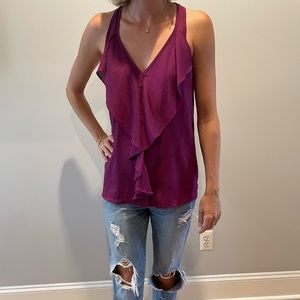 Beautiful flowy purple tank top